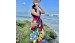 New rayon sarongs pareo handpainted originally made in bali by balinese artisans